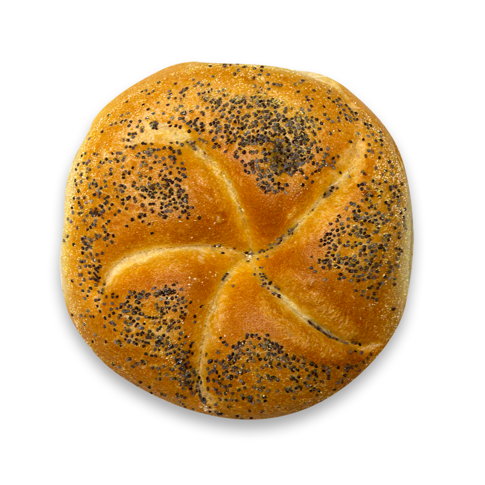 Poppy Kaiser Roll, 8-pack
