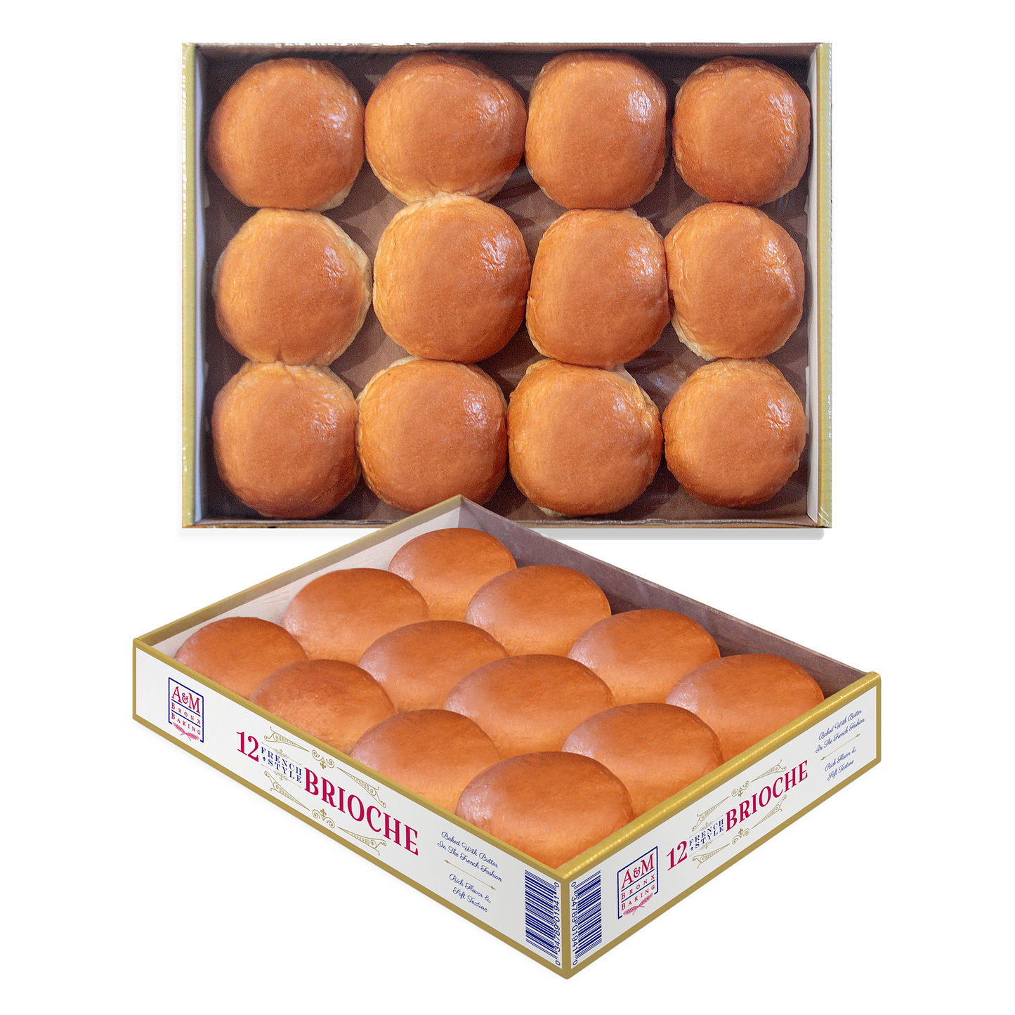 Premium Brioche Rolls, 12 pack