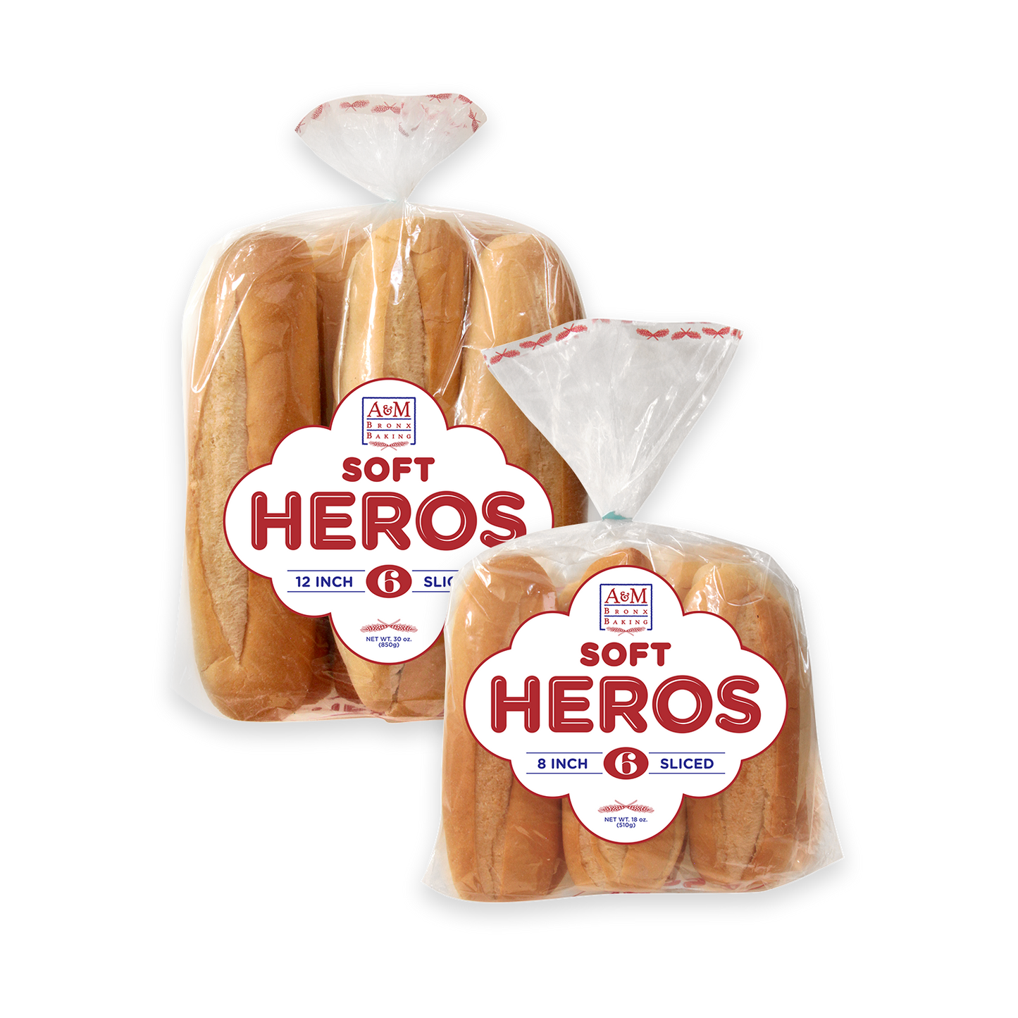 Soft Heros, 8 inch, 6 pack